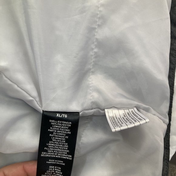 Swiss Tech Jacket Womens Hooded Double Full Zip White Coat Xl Ski Snow Warm - Picture 9 of 11